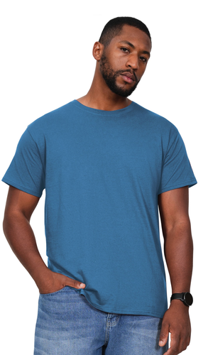 10 x Promo Tees by Casual Classics in Indigo Blue by Print Lab Deals — Custom branded clothing by Print Press, featuring premium embroidery produced in our specialist print lab in the UK.