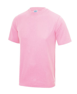 10 x Sport Tee's by AWDis in Baby Pink by Print Lab Deals — Custom branded clothing by Print Press, featuring premium embroidery produced in our specialist print lab in the UK.