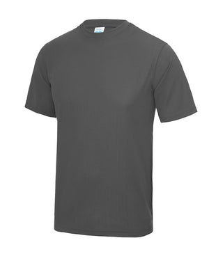 10 x Sport Tee's by AWDis in Charcoal by Print Lab Deals — Custom branded clothing by Print Press, featuring premium embroidery produced in our specialist print lab in the UK.