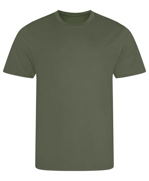 10 x Sport Tee's by AWDis in Earthy Green by Print Lab Deals — Custom branded clothing by Print Press, featuring premium embroidery produced in our specialist print lab in the UK.
