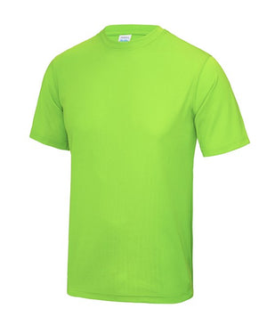 10 x Sport Tee's by AWDis in Electric Green by Print Lab Deals — Custom branded clothing by Print Press, featuring premium embroidery produced in our specialist print lab in the UK.