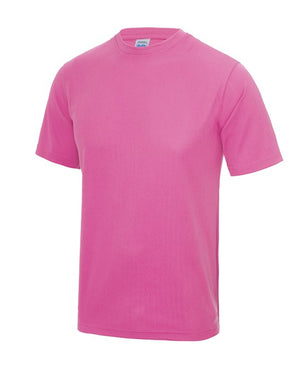 10 x Sport Tee's by AWDis in Electric Pink by Print Lab Deals — Custom branded clothing by Print Press, featuring premium embroidery produced in our specialist print lab in the UK.