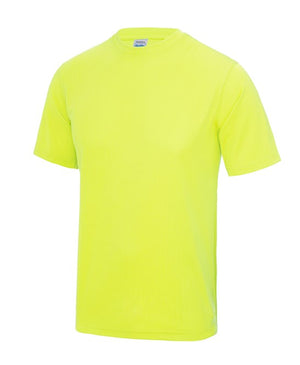 10 x Sport Tee's by AWDis in Electric Yellow by Print Lab Deals — Custom branded clothing by Print Press, featuring premium embroidery produced in our specialist print lab in the UK.