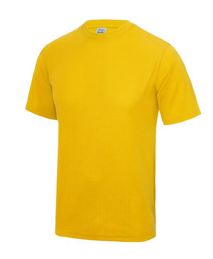 10 x Sport Tee's by AWDis in Gold by Print Lab Deals — Custom branded clothing by Print Press, featuring premium embroidery produced in our specialist print lab in the UK.