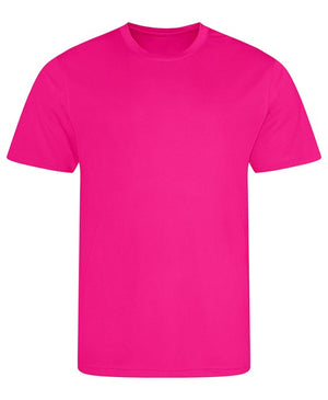10 x Sport Tee's by AWDis in Hyper Pink by Print Lab Deals — Custom branded clothing by Print Press, featuring premium embroidery produced in our specialist print lab in the UK.