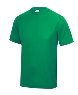 10 x Sport Tee's by AWDis in Kelly Green by Print Lab Deals — Custom branded clothing by Print Press, featuring premium embroidery produced in our specialist print lab in the UK.