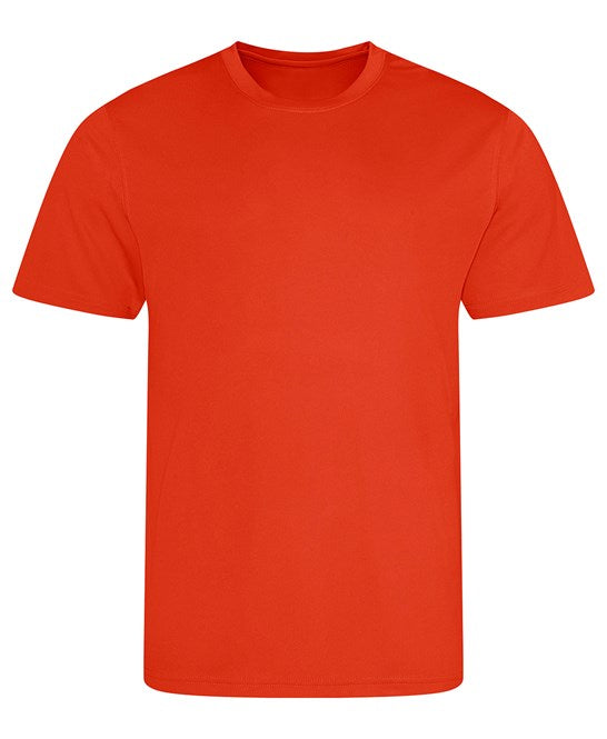 10 x Sport Tee's by AWDis in Orange Flame by Print Lab Deals — Custom branded clothing by Print Press, featuring premium embroidery produced in our specialist print lab in the UK.