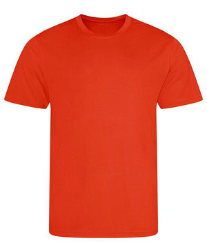 40 x Sport Tee's by AWDis in Orange Flame by Print Lab Deals — Custom branded clothing by Print Press, featuring premium embroidery produced in our specialist print lab in the UK.