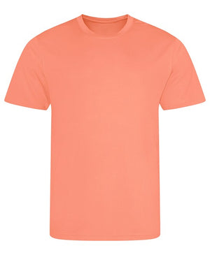 10 x Sport Tee's by AWDis in Peach Sorbet by Print Lab Deals — Custom branded clothing by Print Press, featuring premium embroidery produced in our specialist print lab in the UK.