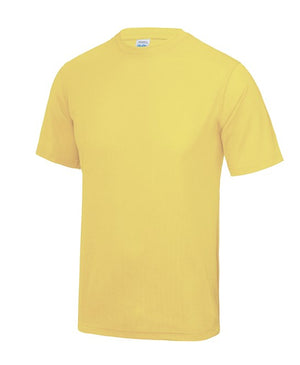 10 x Sport Tee's by AWDis in Sherbet Lemon by Print Lab Deals — Custom branded clothing by Print Press, featuring premium embroidery produced in our specialist print lab in the UK.