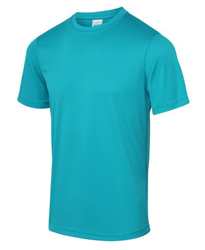 10 x Sport Tee's by AWDis in Turquoise Blue by Print Lab Deals — Custom branded clothing by Print Press, featuring premium embroidery produced in our specialist print lab in the UK.