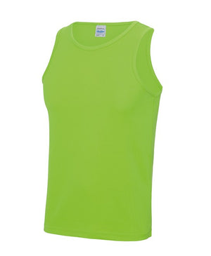 10 x Sport Vests by AWDis in Electric Green by Print Lab Deals — Custom branded clothing by Print Press, featuring premium embroidery produced in our specialist print lab in the UK.