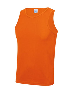 10 x Sport Vests by AWDis in Electric Orange by Print Lab Deals — Custom branded clothing by Print Press, featuring premium embroidery produced in our specialist print lab in the UK.