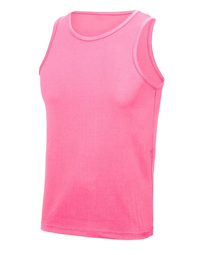 10 x Sport Vests by AWDis in Electric Pink by Print Lab Deals — Custom branded clothing by Print Press, featuring premium embroidery produced in our specialist print lab in the UK.