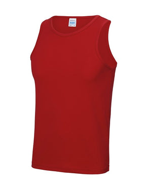 10 x Sport Vests by AWDis in Fire Red by Print Lab Deals — Custom branded clothing by Print Press, featuring premium embroidery produced in our specialist print lab in the UK.