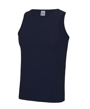 10 x Sport Vests by AWDis in French Navy by Print Lab Deals — Custom branded clothing by Print Press, featuring premium embroidery produced in our specialist print lab in the UK.