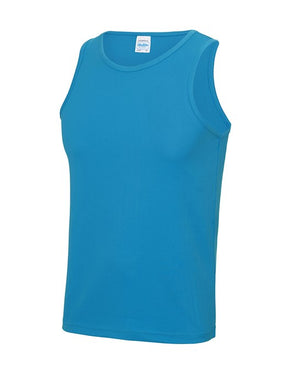 10 x Sport Vests by AWDis in Sapphire Blue by Print Lab Deals — Custom branded clothing by Print Press, featuring premium embroidery produced in our specialist print lab in the UK.
