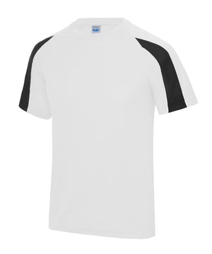 24 x Just Cool Sports Contrast Kids Wicking T-Shirts