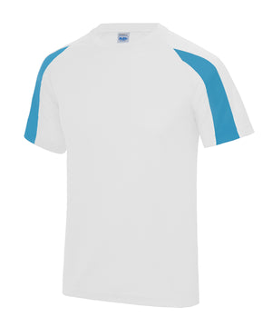 24 x Just Cool Sports Contrast Kids Wicking T-Shirts