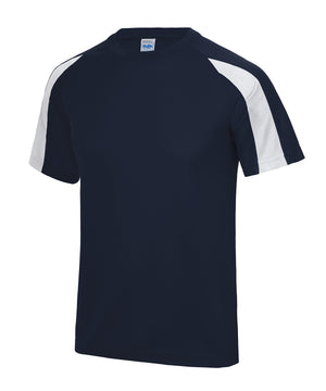 24 x Just Cool Sports Contrast Kids Wicking T-Shirts