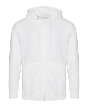 6 x Full Zip Hoodies by Just Hoods in Arctic White by Print Lab Deals — Custom branded clothing by Print Press, featuring premium embroidery produced in our specialist print lab in the UK.