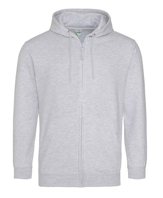 24 x Full Zip Hoodies by Just Hoods in Ash by Print Lab Deals — Custom branded clothing by Print Press, featuring premium embroidery produced in our specialist print lab in the UK.