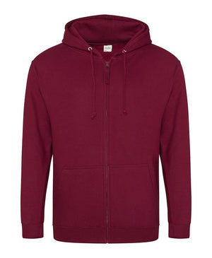 6 x Full Zip Hoodies by Just Hoods in Burgundy by Print Lab Deals — Custom branded clothing by Print Press, featuring premium embroidery produced in our specialist print lab in the UK.