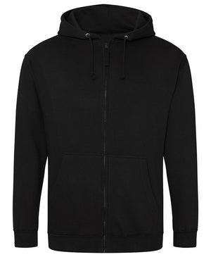 6 x Full Zip Hoodies by Just Hoods in Deep Black by Print Lab Deals — Custom branded clothing by Print Press, featuring premium embroidery produced in our specialist print lab in the UK.