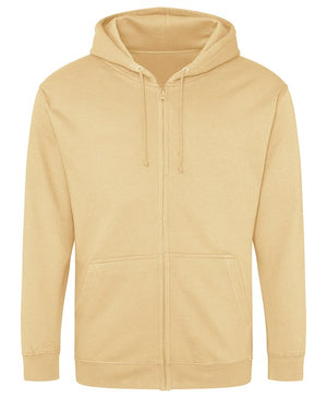 6 x Full Zip Hoodies by Just Hoods in Desert Sand by Print Lab Deals — Custom branded clothing by Print Press, featuring premium embroidery produced in our specialist print lab in the UK.