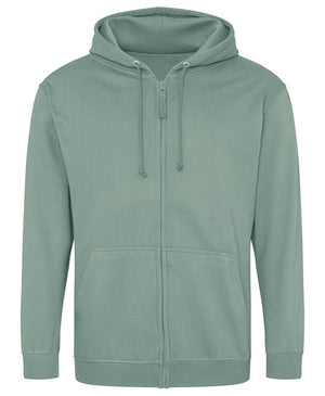 6 x Full Zip Hoodies by Just Hoods in Dusty Green by Print Lab Deals — Custom branded clothing by Print Press, featuring premium embroidery produced in our specialist print lab in the UK.