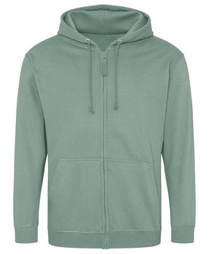 96 x Full Zip Hoodies by Just Hoods in Dusty Green by Print Lab Deals — Custom branded clothing by Print Press, featuring premium embroidery produced in our specialist print lab in the UK.