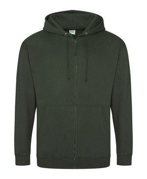 48 x Full Zip Hoodies by Just Hoods in Forest Green by Print Lab Deals — Custom branded clothing by Print Press, featuring premium embroidery produced in our specialist print lab in the UK.
