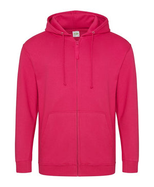 6 x Full Zip Hoodies by Just Hoods in Hot Pink by Print Lab Deals — Custom branded clothing by Print Press, featuring premium embroidery produced in our specialist print lab in the UK.