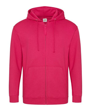 96 x Full Zip Hoodies by Just Hoods in Hot Pink by Print Lab Deals — Custom branded clothing by Print Press, featuring premium embroidery produced in our specialist print lab in the UK.