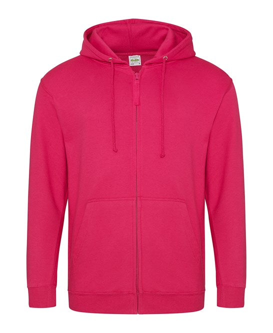 96 x Full Zip Hoodies by Just Hoods in Hot Pink by Print Lab Deals — Custom branded clothing by Print Press, featuring premium embroidery produced in our specialist print lab in the UK.