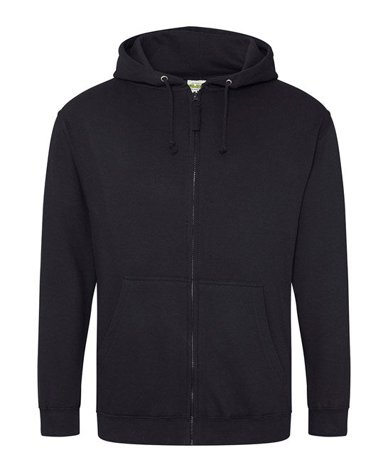 6 x Full Zip Hoodies by Just Hoods in Jet Black by Print Lab Deals — Custom branded clothing by Print Press, featuring premium embroidery produced in our specialist print lab in the UK.