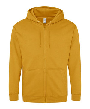 6 x Full Zip Hoodies by Just Hoods in Mustard by Print Lab Deals — Custom branded clothing by Print Press, featuring premium embroidery produced in our specialist print lab in the UK.