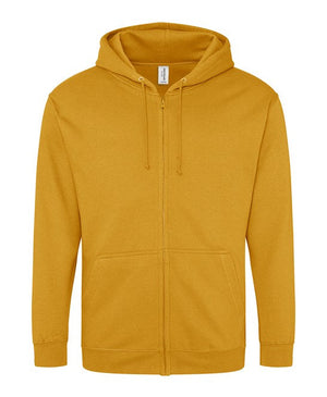 12 x Full Zip Hoodies by Just Hoods in Mustard by Print Lab Deals — Custom branded clothing by Print Press, featuring premium embroidery produced in our specialist print lab in the UK.