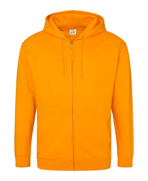 6 x Full Zip Hoodies by Just Hoods in Orange Crush by Print Lab Deals — Custom branded clothing by Print Press, featuring premium embroidery produced in our specialist print lab in the UK.
