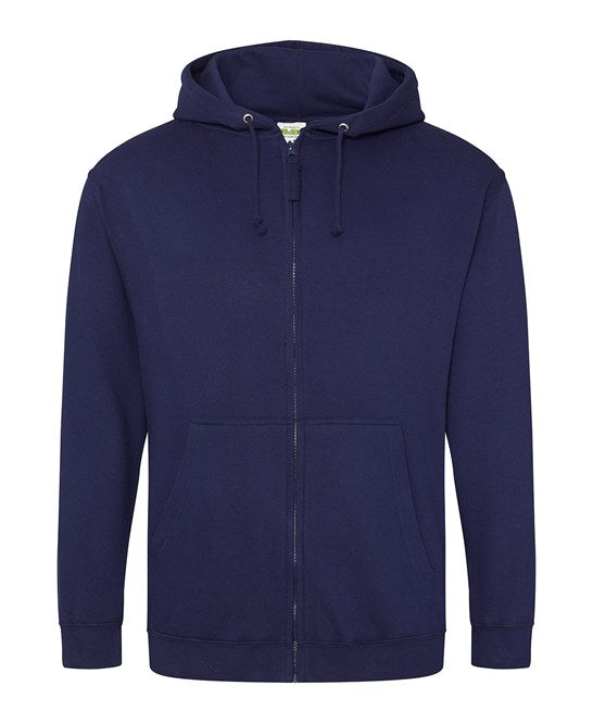 24 x Full Zip Hoodies by Just Hoods in Oxford Navy by Print Lab Deals — Custom branded clothing by Print Press, featuring premium embroidery produced in our specialist print lab in the UK.