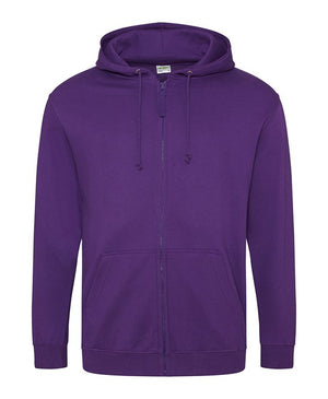 6 x Full Zip Hoodies by Just Hoods in Purple by Print Lab Deals — Custom branded clothing by Print Press, featuring premium embroidery produced in our specialist print lab in the UK.