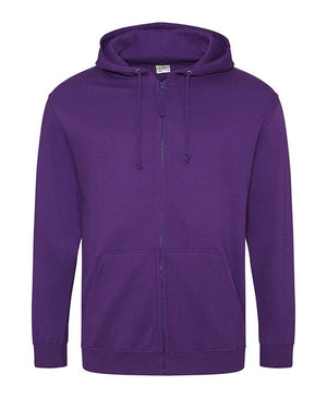 96 x Full Zip Hoodies by Just Hoods in Purple by Print Lab Deals — Custom branded clothing by Print Press, featuring premium embroidery produced in our specialist print lab in the UK.