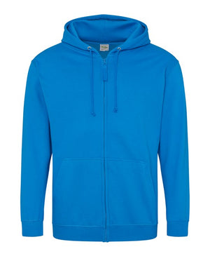 48 x Full Zip Hoodies by Just Hoods in Sapphire Blue by Print Lab Deals — Custom branded clothing by Print Press, featuring premium embroidery produced in our specialist print lab in the UK.