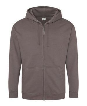 6 x Full Zip Hoodies by Just Hoods in Steel Grey by Print Lab Deals — Custom branded clothing by Print Press, featuring premium embroidery produced in our specialist print lab in the UK.