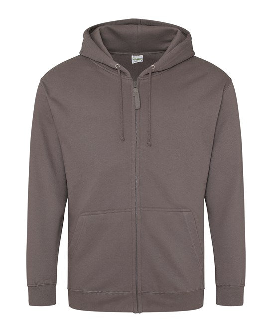 12 x Full Zip Hoodies by Just Hoods in Steel Grey by Print Lab Deals — Custom branded clothing by Print Press, featuring premium embroidery produced in our specialist print lab in the UK.