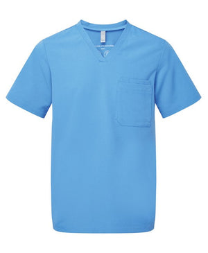 12x Mens Tunics by Onna in Ceil Blue by Print Lab Deals — Custom branded clothing by Print Press, featuring premium embroidery produced in our specialist print lab in the UK.