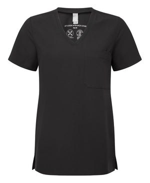 6x Womens Tunics by Onna in Black by Print Lab Deals — Custom branded clothing by Print Press, featuring premium embroidery produced in our specialist print lab in the UK.