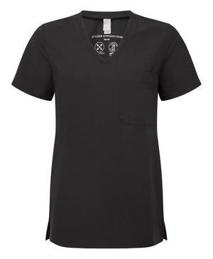 12x Womens Tunics by Onna in Black by Print Lab Deals — Custom branded clothing by Print Press, featuring premium embroidery produced in our specialist print lab in the UK.