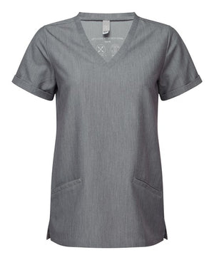 6x Womens Pocket Tunics by Onna in Dynamo Grey by Print Lab Deals — Custom branded clothing by Print Press, featuring premium embroidery produced in our specialist print lab in the UK.