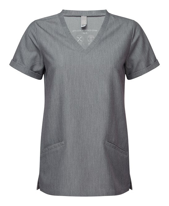 6x Womens Pocket Tunics by Onna in Dynamo Grey by Print Lab Deals — Custom branded clothing by Print Press, featuring premium embroidery produced in our specialist print lab in the UK.